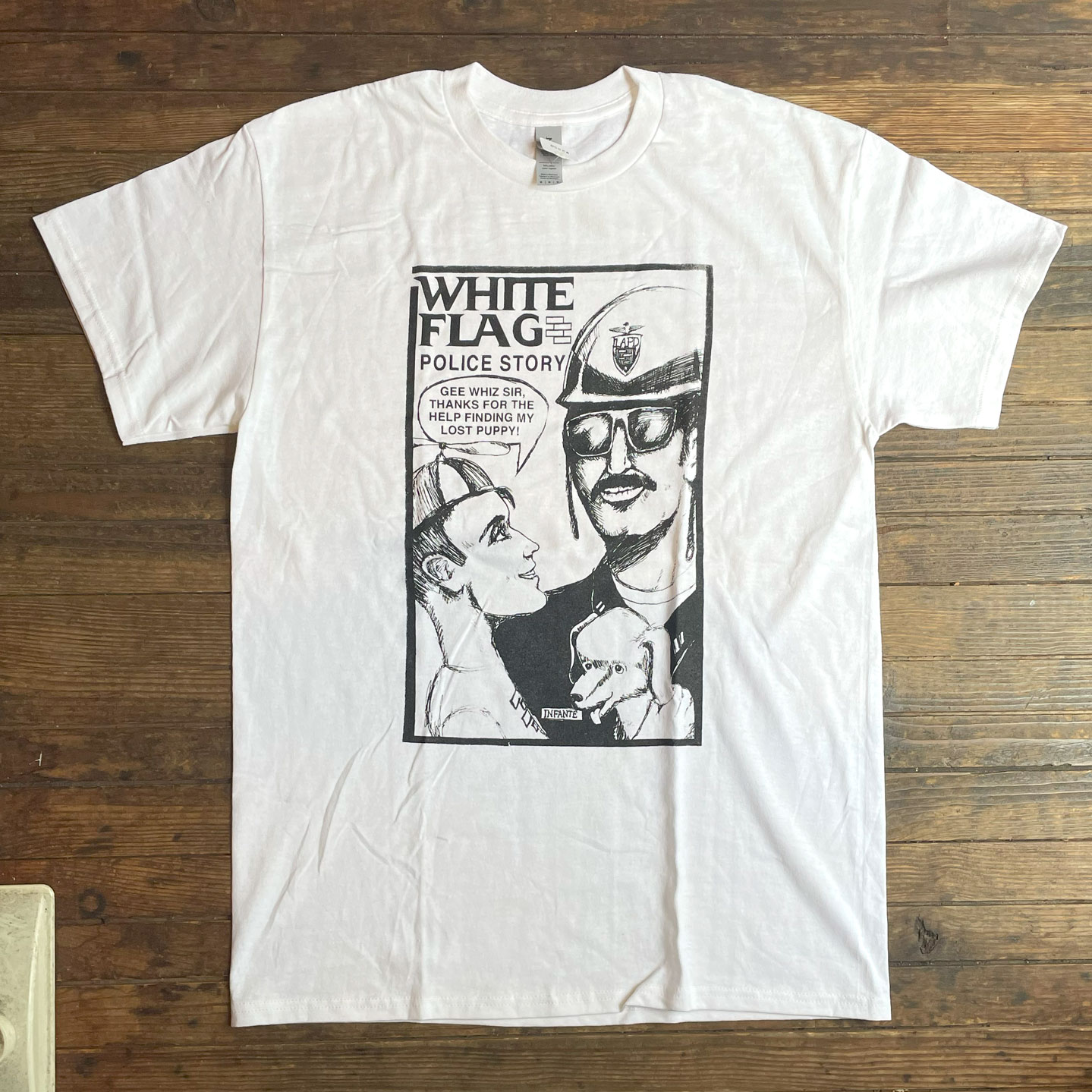 WHITE FLAG Tシャツ POLICE STORY