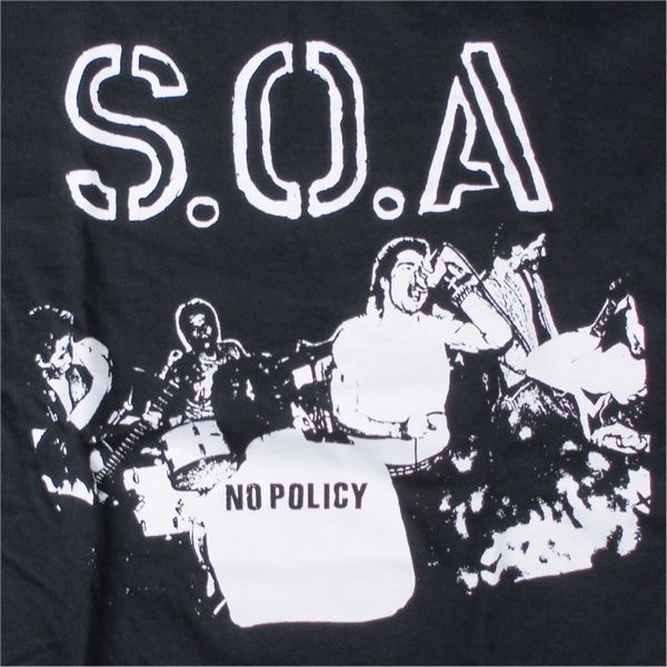 S.O.A Tシャツ NO POLICY