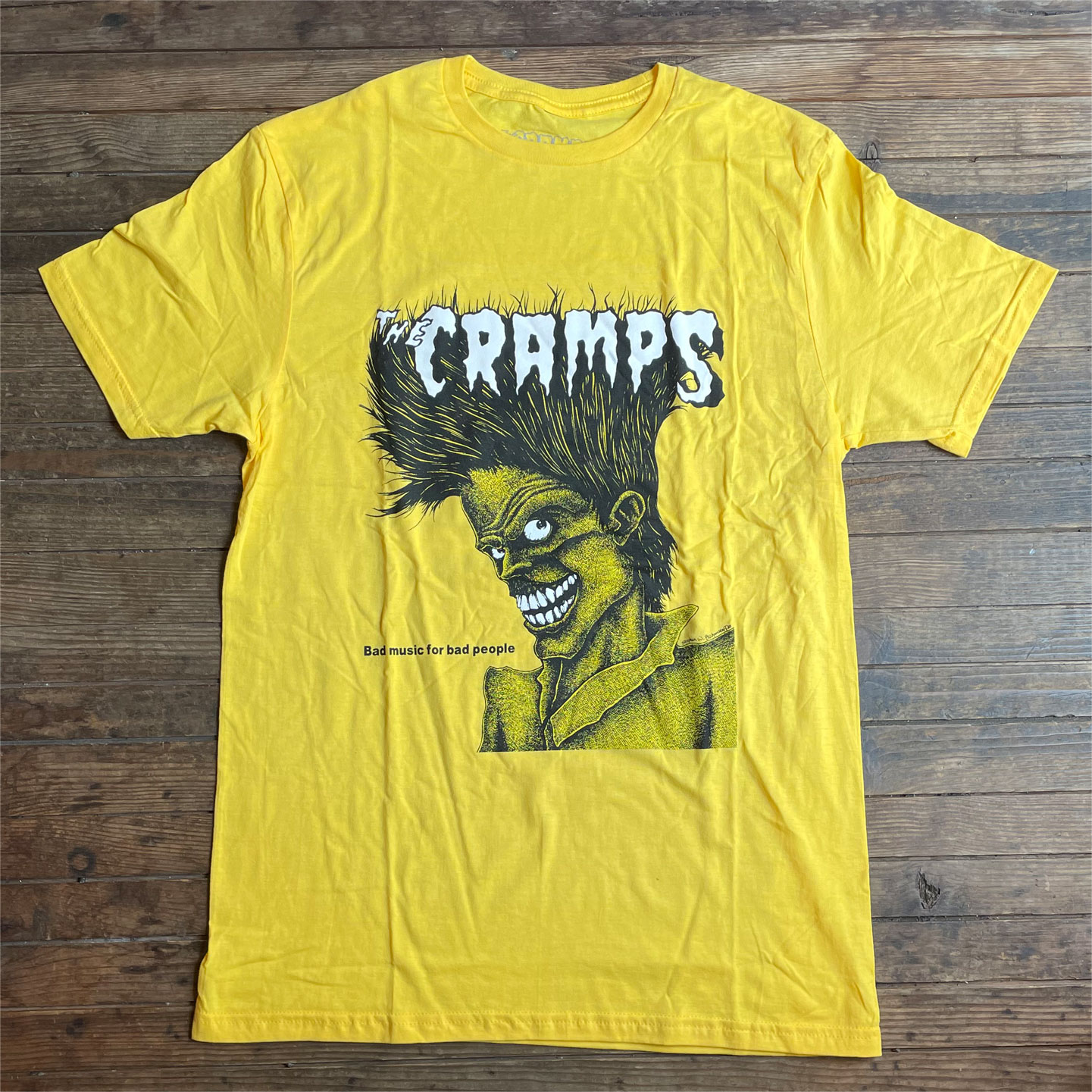CRAMPS Tシャツ BAD MUSIC FOR BAD PEAOPLE オフィシャル！