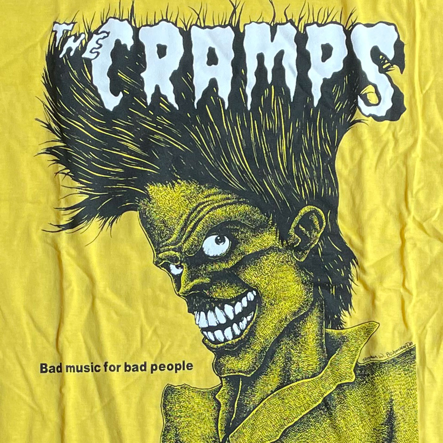 CRAMPS Tシャツ BAD MUSIC FOR BAD PEAOPLE オフィシャル！