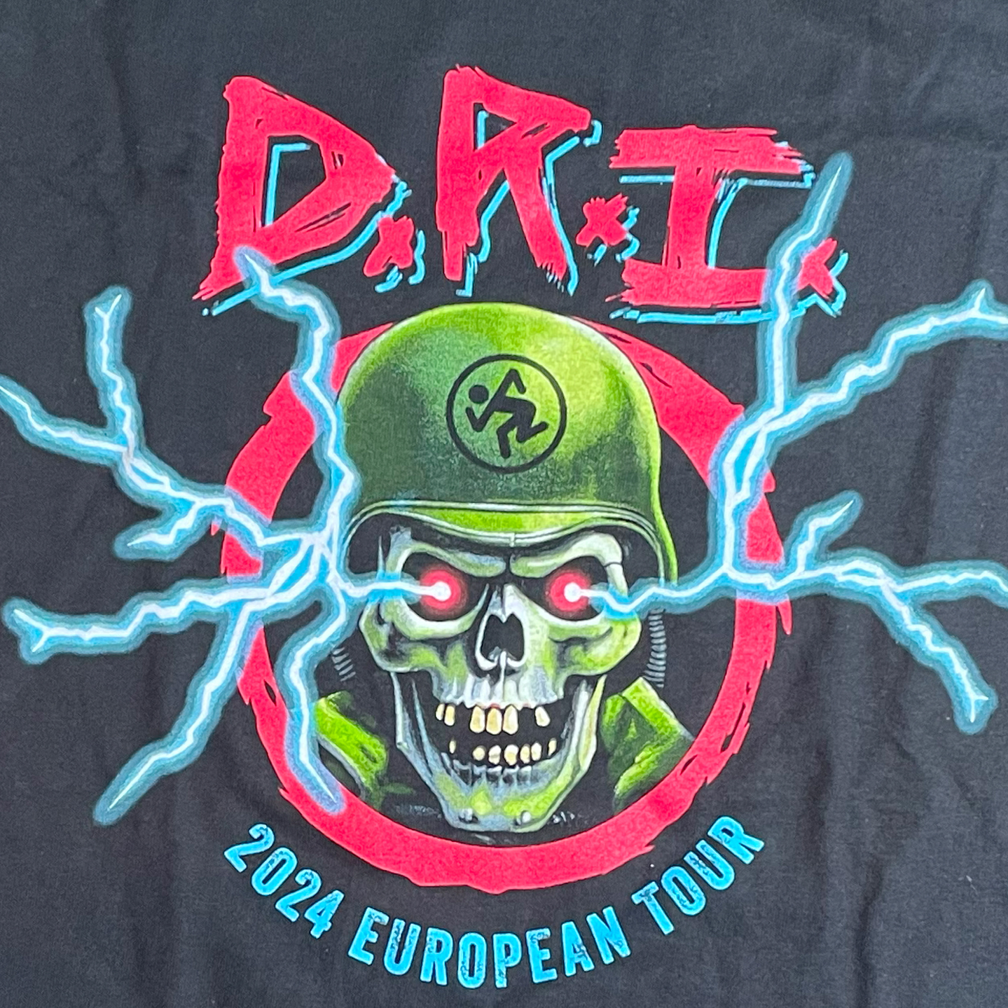 D.R.I. Tシャツ 2024 EURO TOUR オフィシャル！