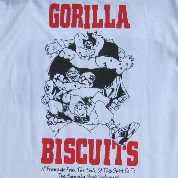 GORILLA BISCUITS Tシャツ TWO SIDE 2