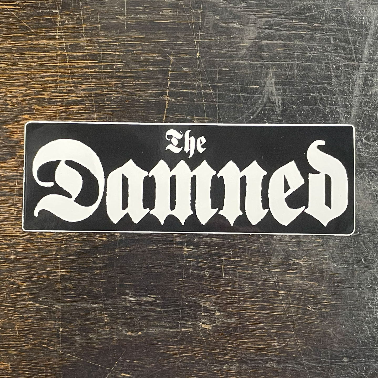 THE DAMNED ステッカー ロゴ2