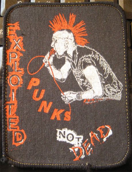 THE EXPLOITED ワッペン レア PUNKS NOT DEAD
