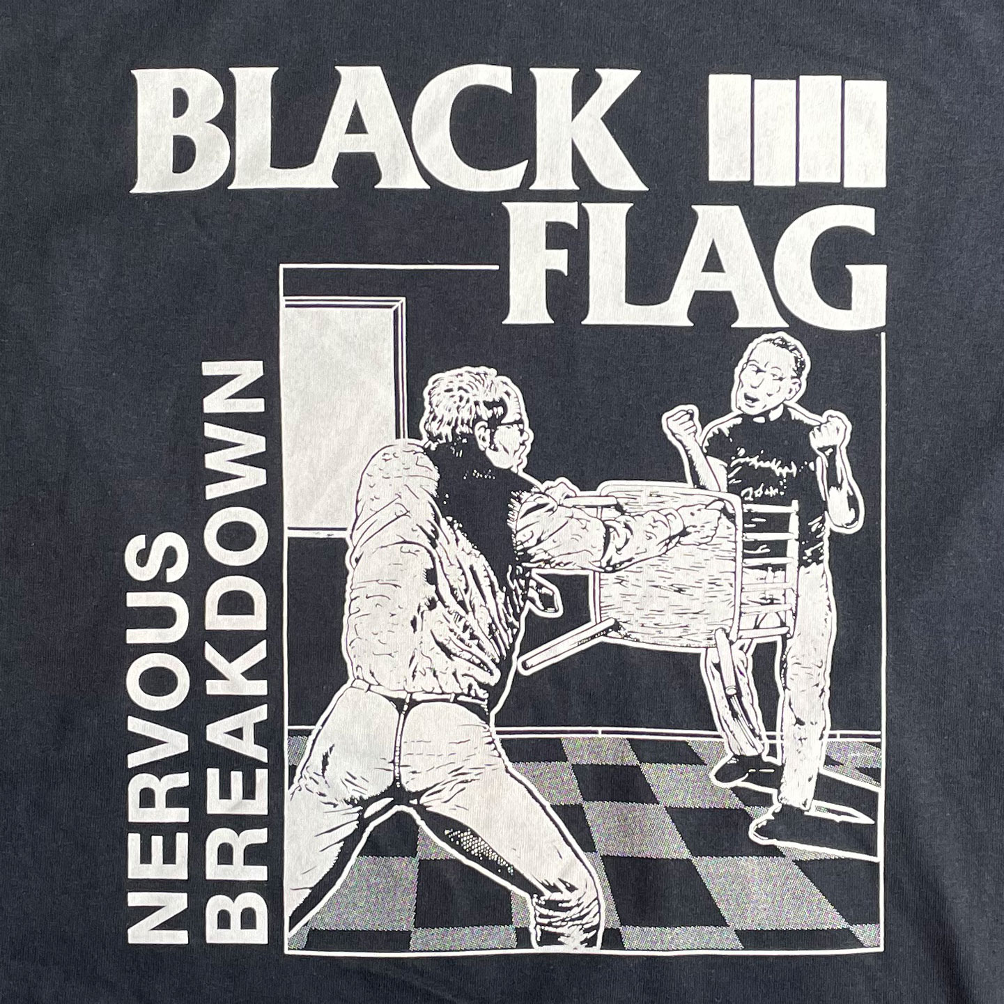 BLACK FLAG Tシャツ NERVOUS BREAKDOWN Ltd!