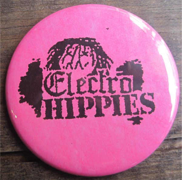 ELECTRO HIPPIES デカバッジ