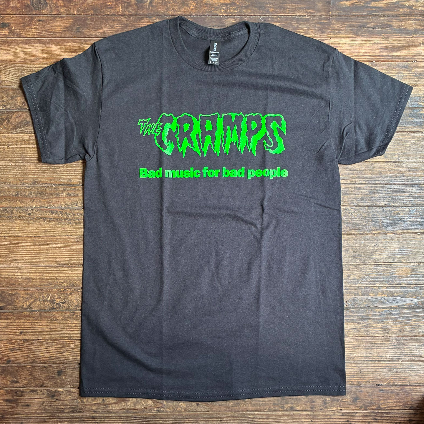 CRAMPS Tシャツ LOGO GREEN