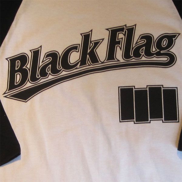 BLACK FLAG Tシャツ  ラグラン