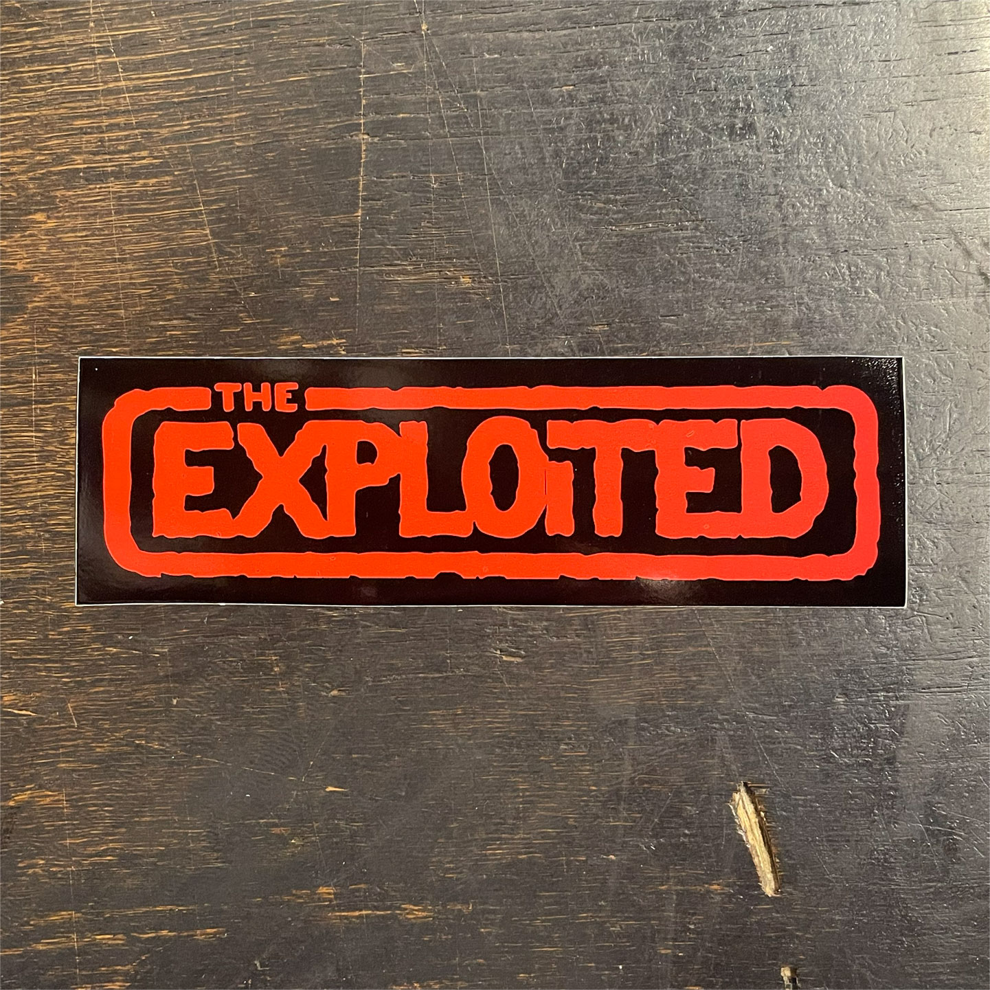 THE EXPLOiTED ステッカー LOGO