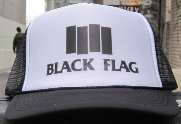 BLACK FLAG メッシュCAP