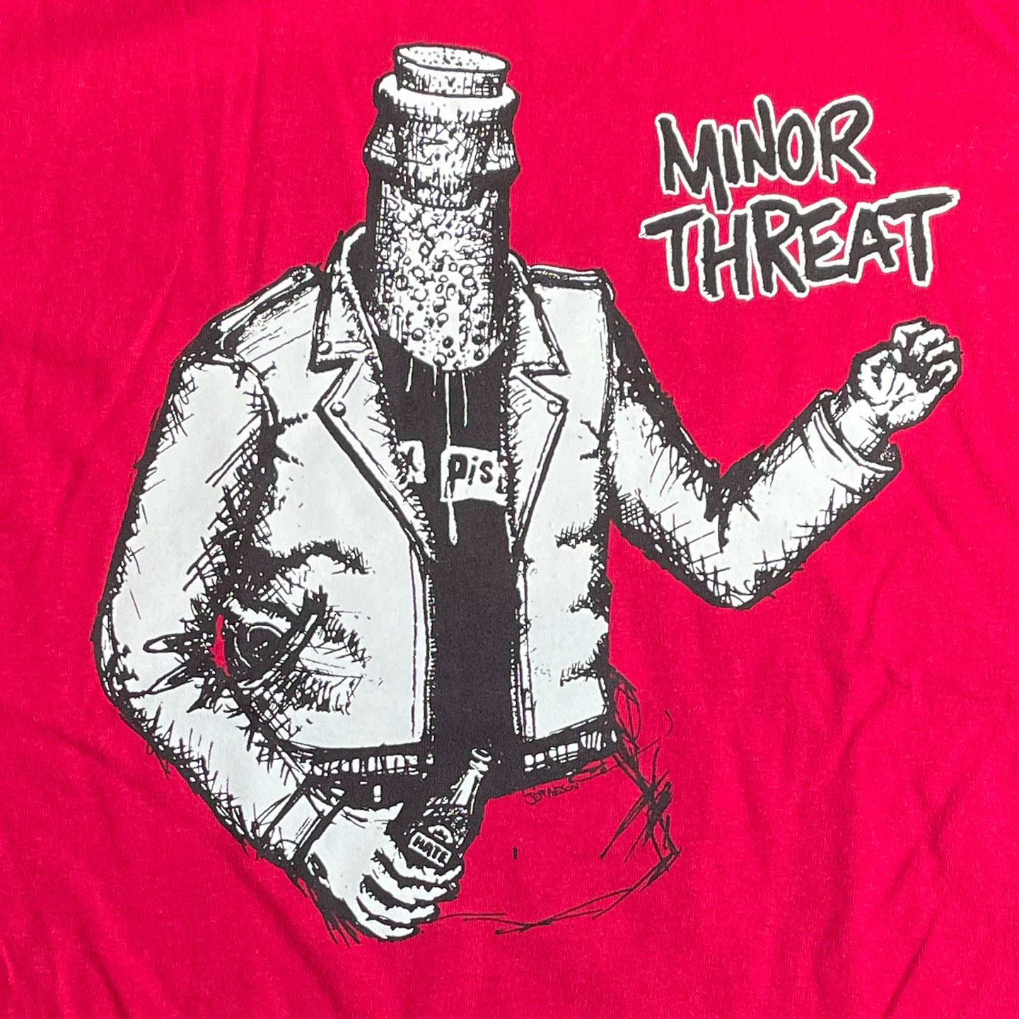 MINOR THREAT Tシャツ BOTTLED VIOLENCE オフィシャル!