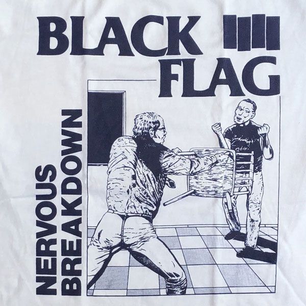 BLACK FLAG Tシャツ NERVOUS BREAKDOWN