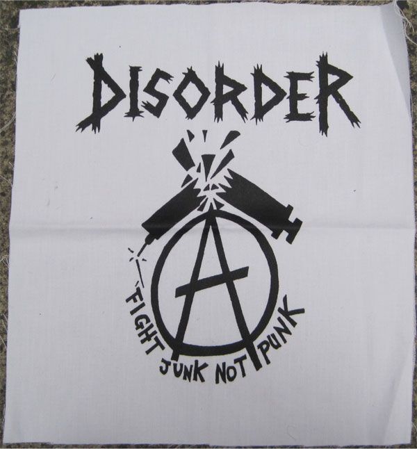 DISORDER backpatch FIGHT JUNK
