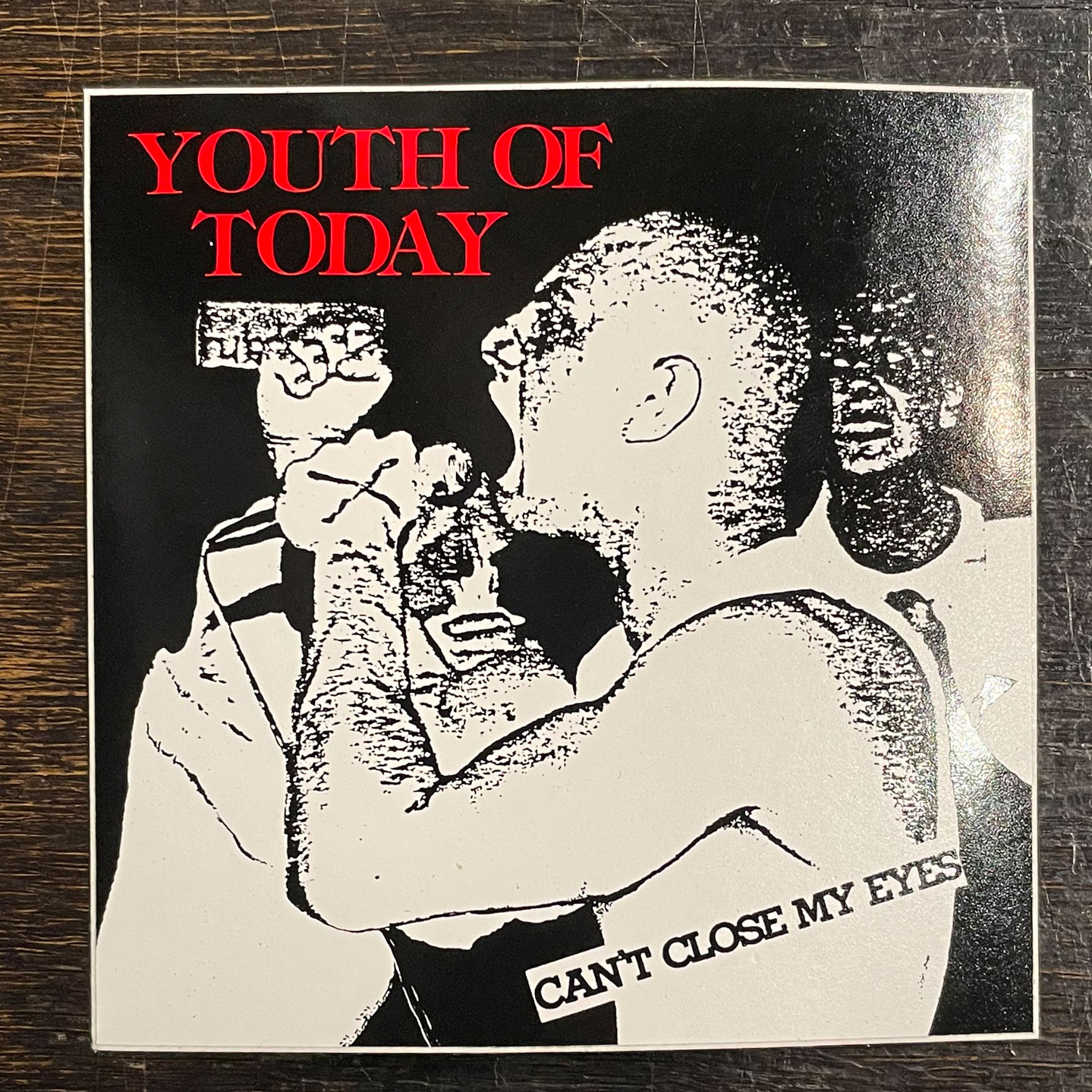 YOUTH OF TODAY ステッカー CAN'T CLOSE MY EYES