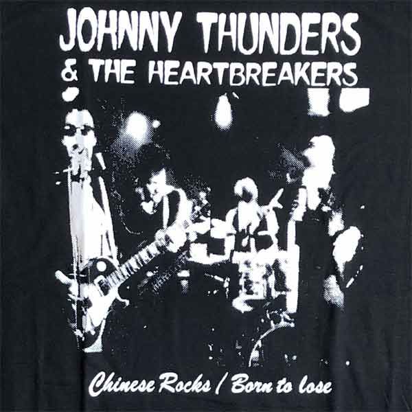 JOHNNY THUNDERS AND THE HEARTBREAKERS  Tシャツ CHINESE ROCKS