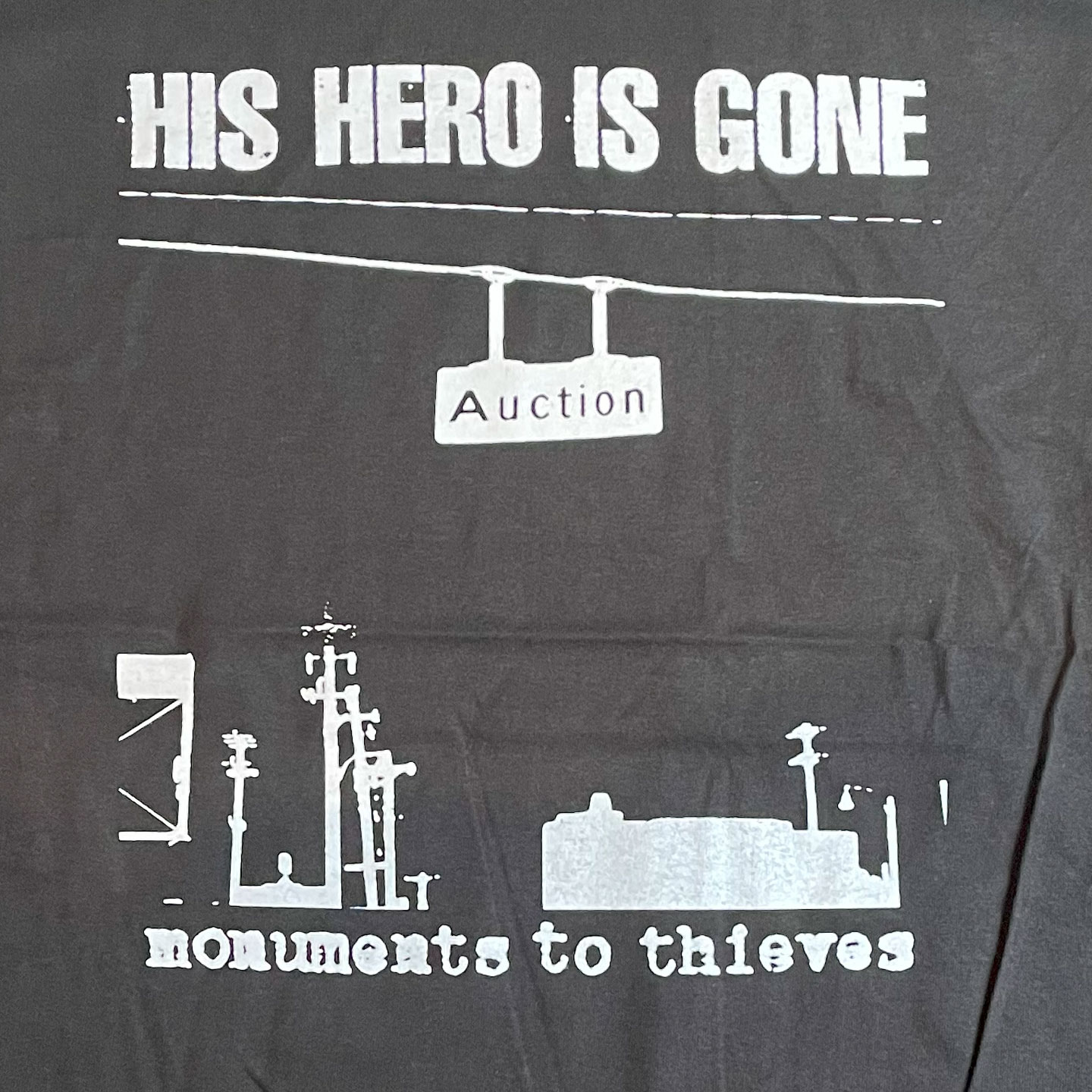 HIS HERO IS GONE Tシャツ MONUMENTS オフィシャル！