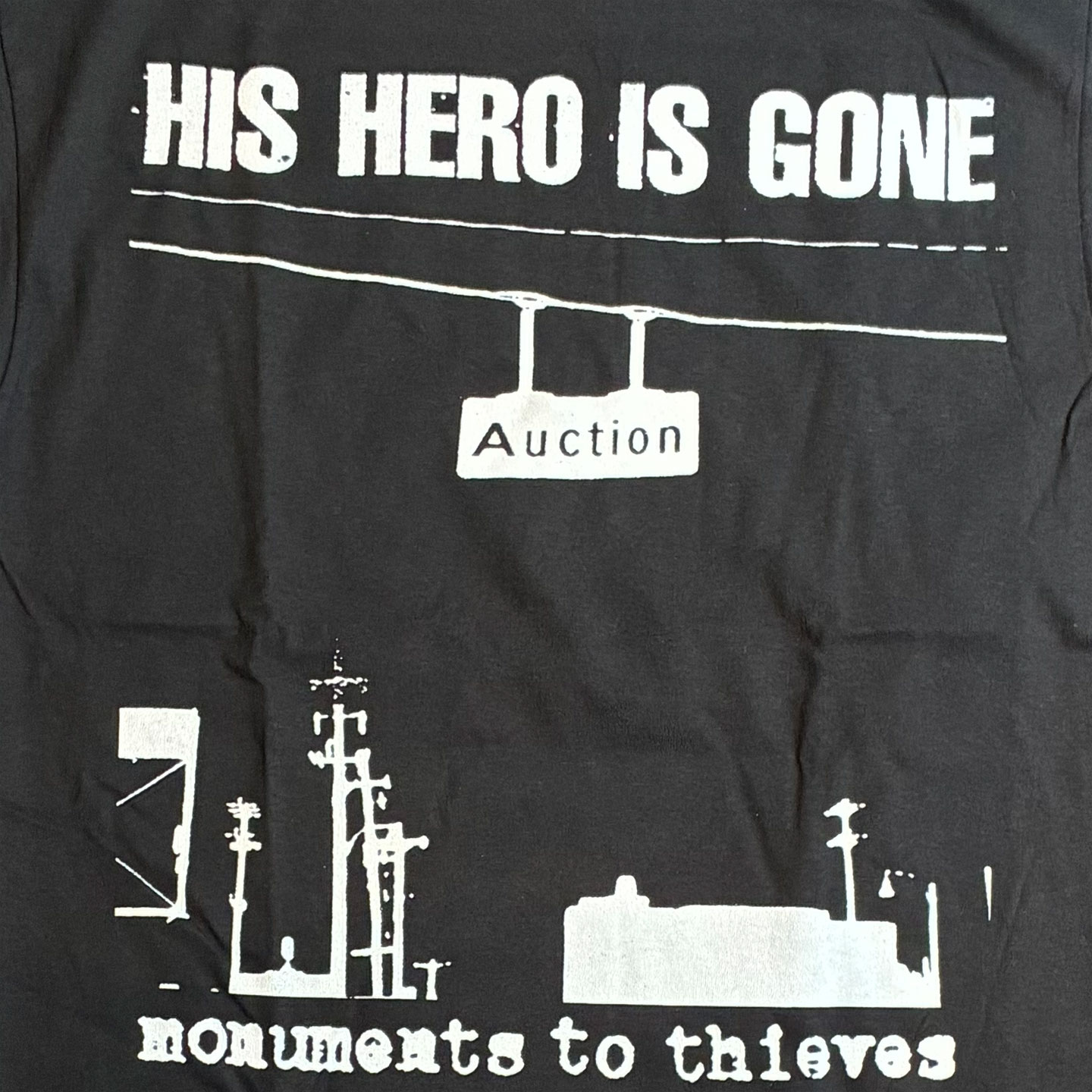 HIS HERO IS GONE Tシャツ MONUMENTS オフィシャル！