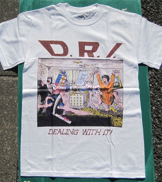D.R.I. Tシャツ DEALING WITH IT!