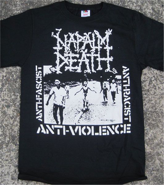 NAPALM DEATH Tシャツ ANTI-VIOLENCE