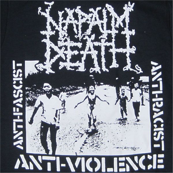 NAPALM DEATH Tシャツ ANTI-VIOLENCE