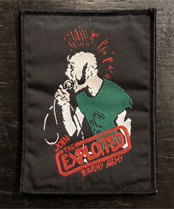 THE EXPLOITED  刺繍ワッペン BARMY ARMY