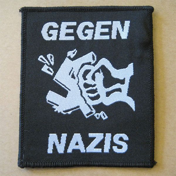 GEGEN NAZIS 刺繍ワッペン
