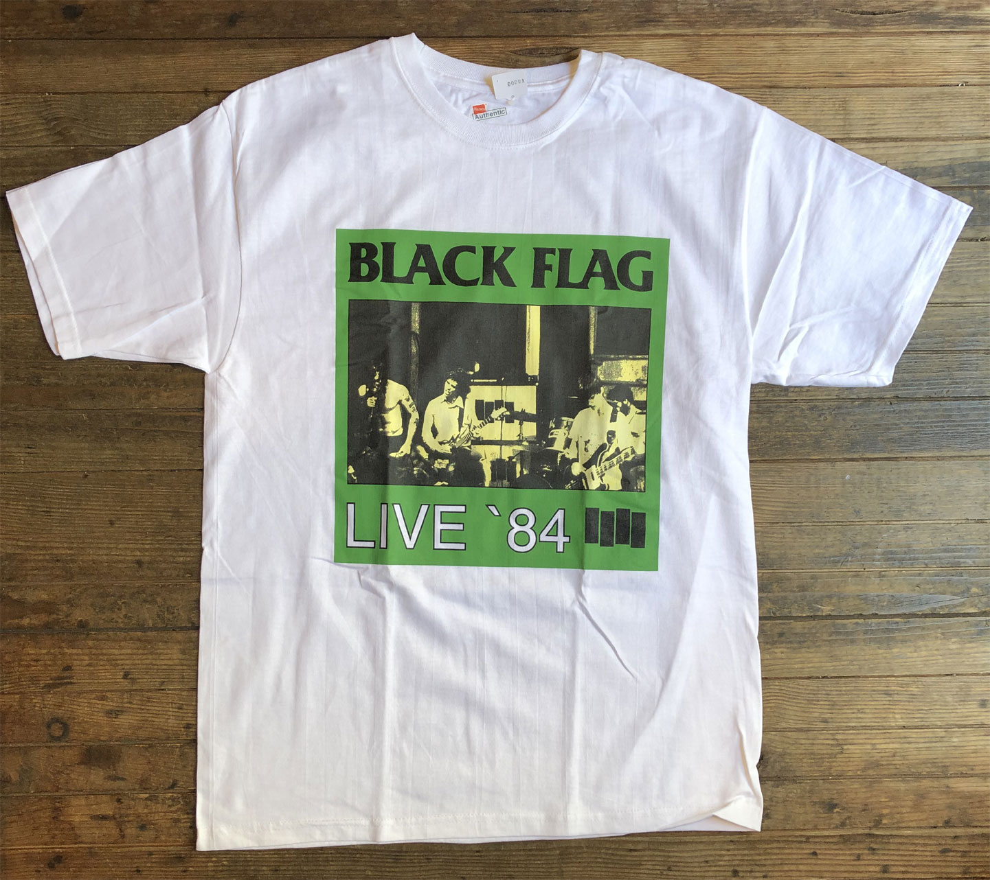 BLACK FLAG Tシャツ LIVE'84