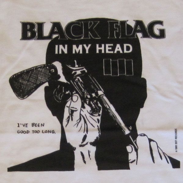 BLACK FLAG Tシャツ IN MY HEAD