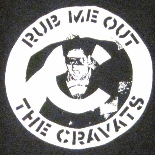 THE CRAVATS Tシャツ RUB ME OUT