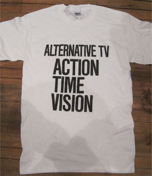 ALTERNATIVE TV Tシャツ ACTION TIME VISION