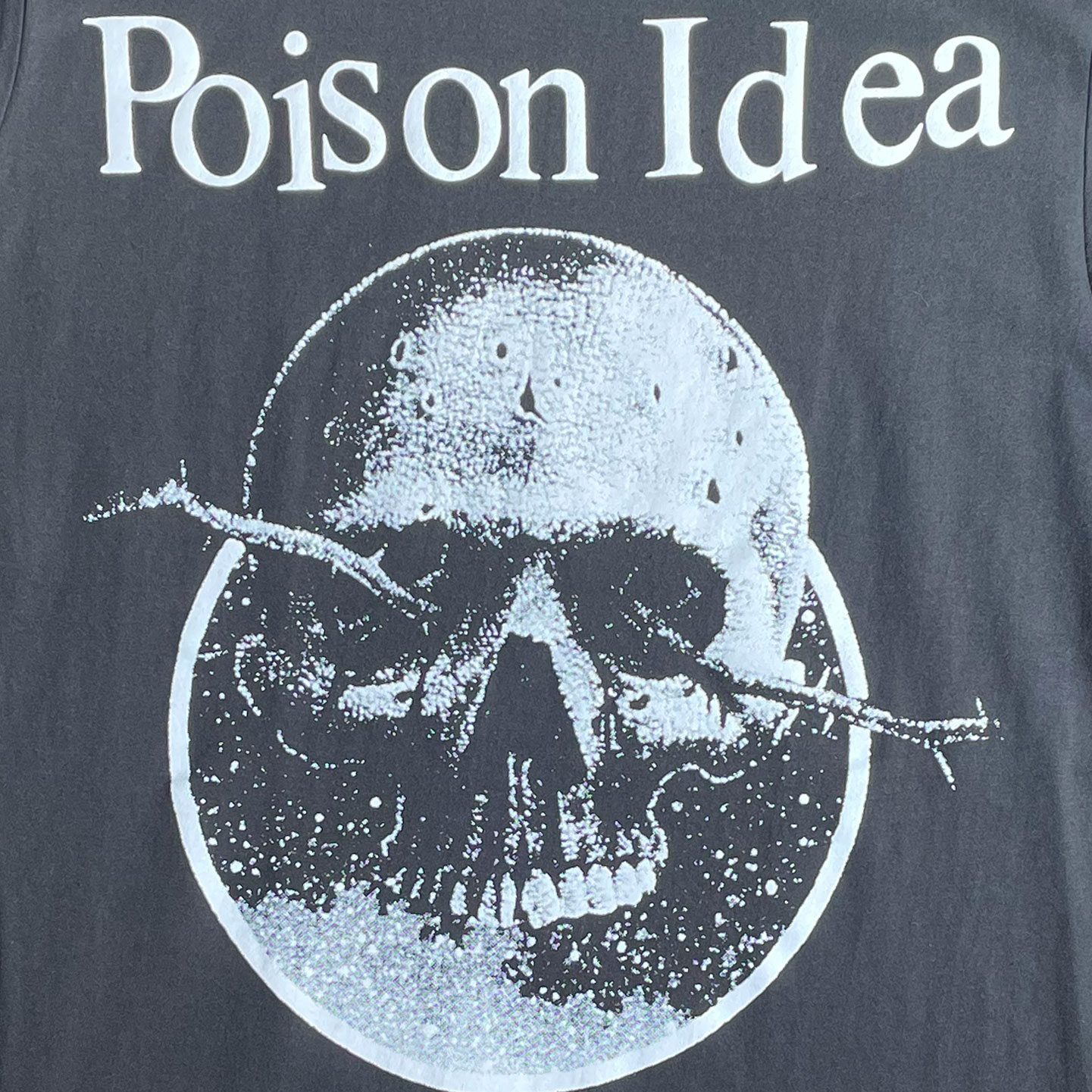 POISON IDEA Tシャツ SKULL 2 オフィシャル！