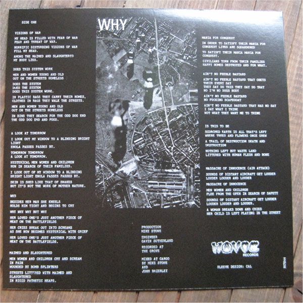 DISCHARGE 12" LP  WHY
