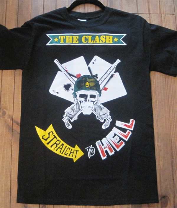 THE CLASH Tシャツ STRAIGHT TO HELL | 45REVOLUTION