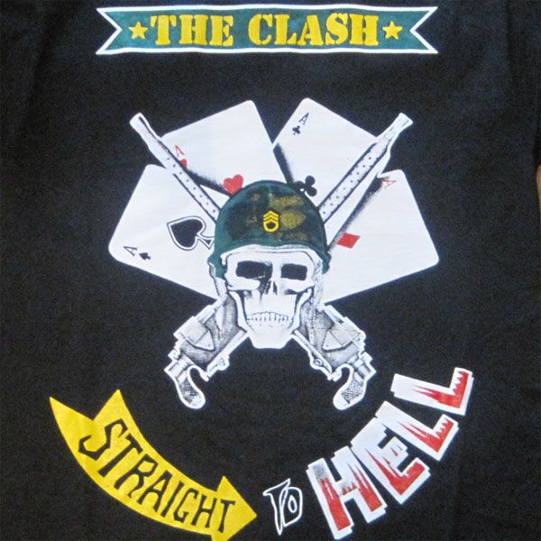 THE CLASH Tシャツ STRAIGHT TO HELL