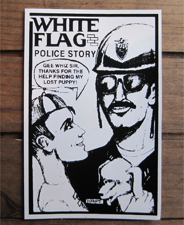 WHITE FLAG ステッカー POLICE STORY