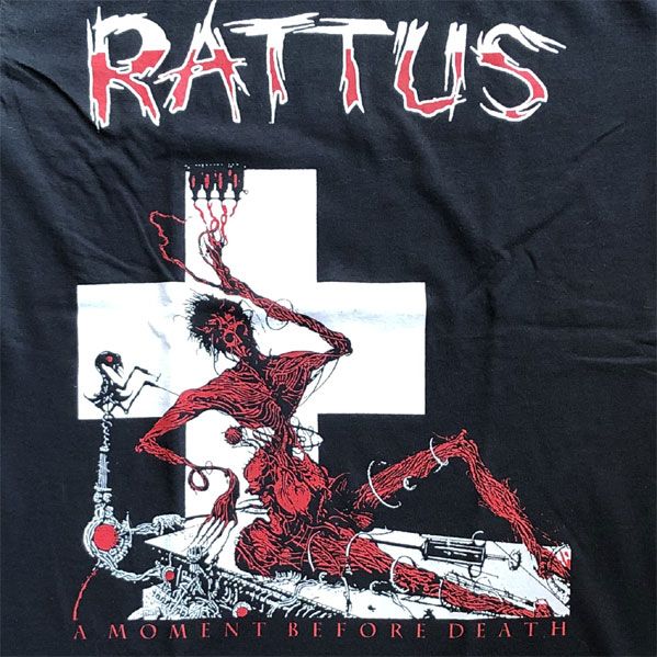 RATTUS Tシャツ A MORMENT BEFORE DEATH