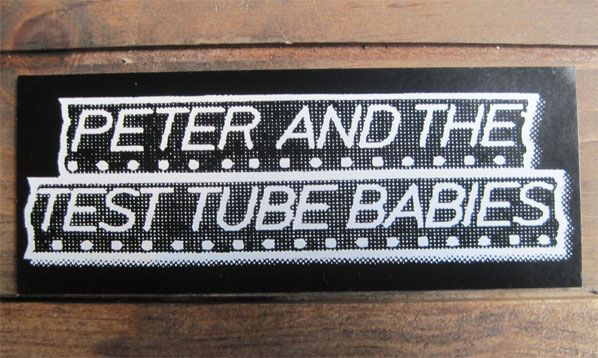 PETER AND THE TEST TUBE BABIES ステッカー LOGO