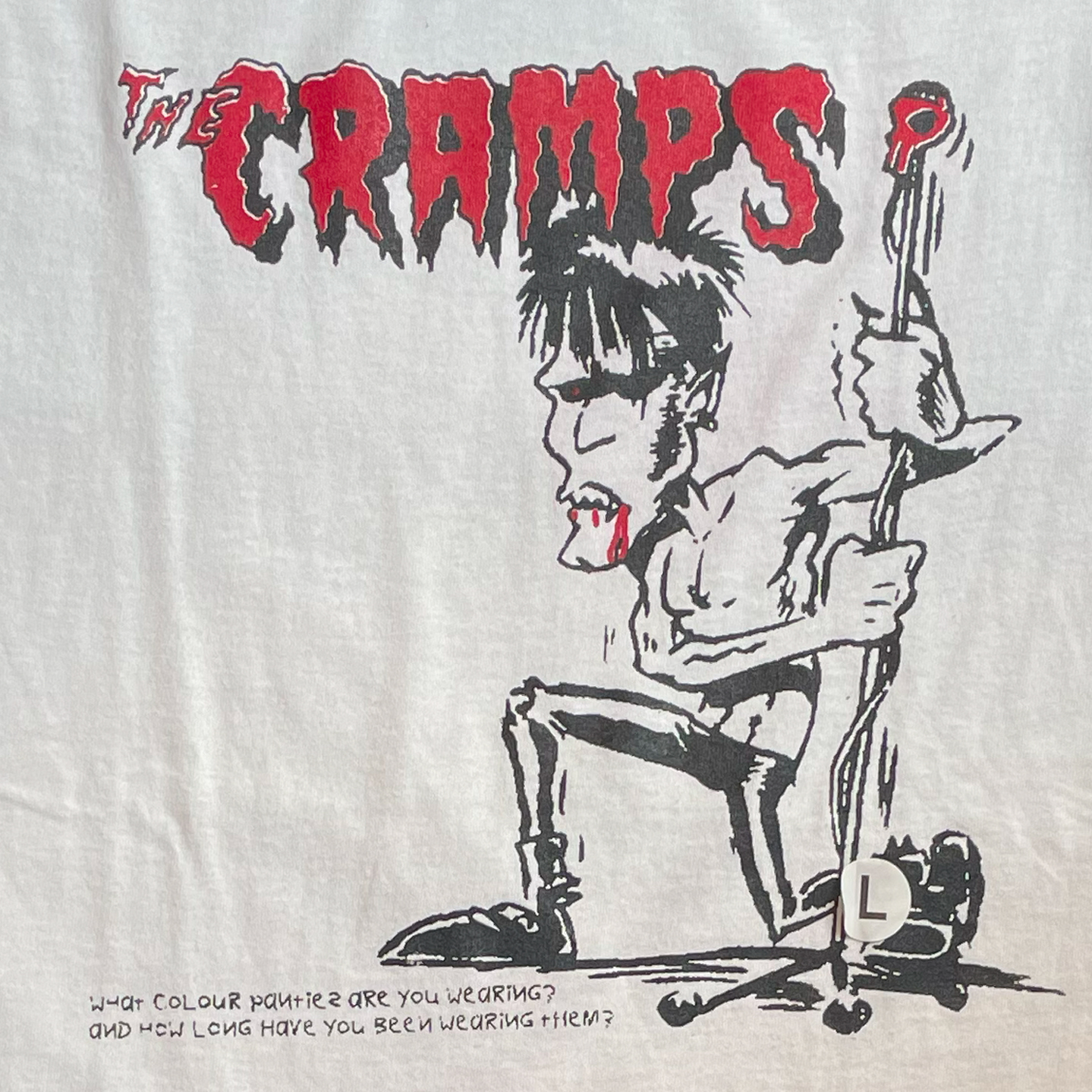 CRAMPS Tシャツ WHAT COLOUR