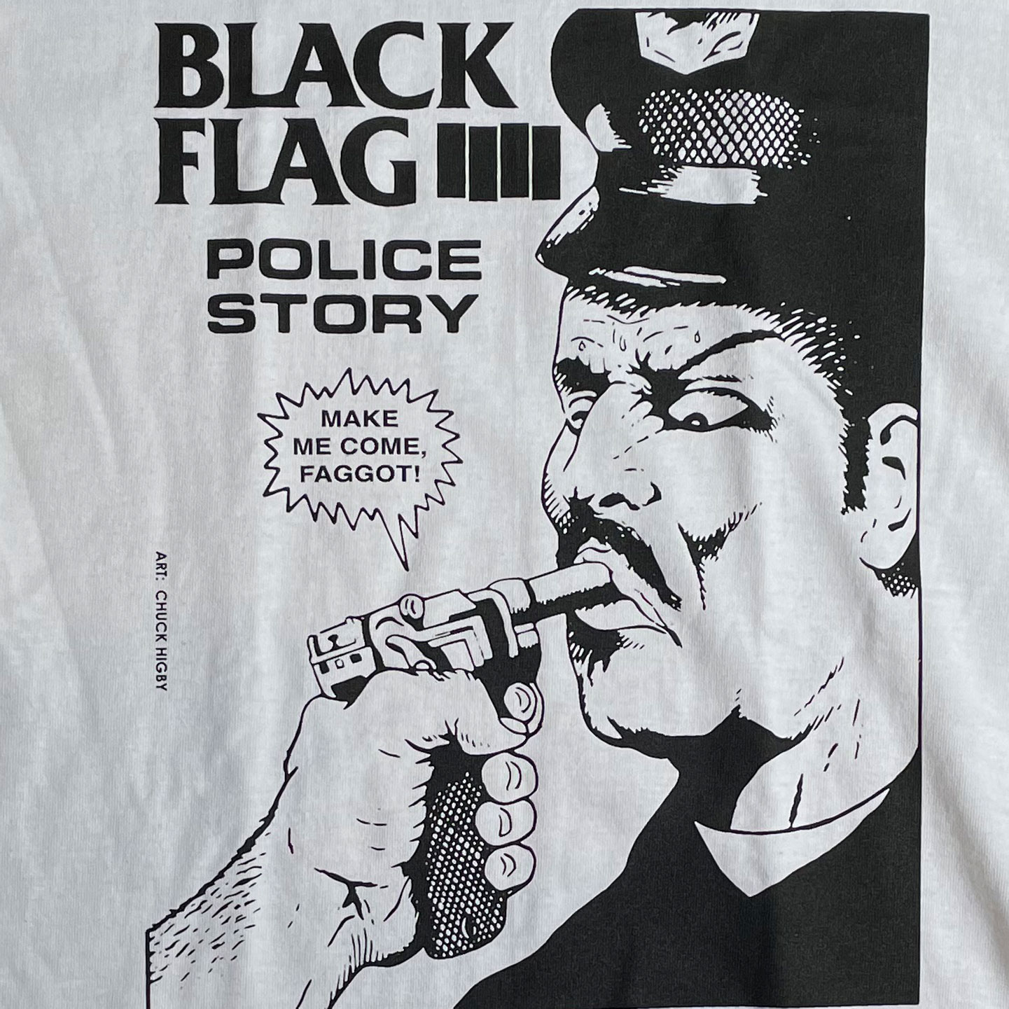 BLACK FLAG Tシャツ POLICE STORY