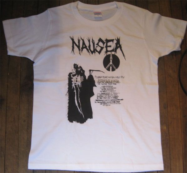 NAUSEA Tシャツ PRODUCTIVE NOT DESTRUCTIVE