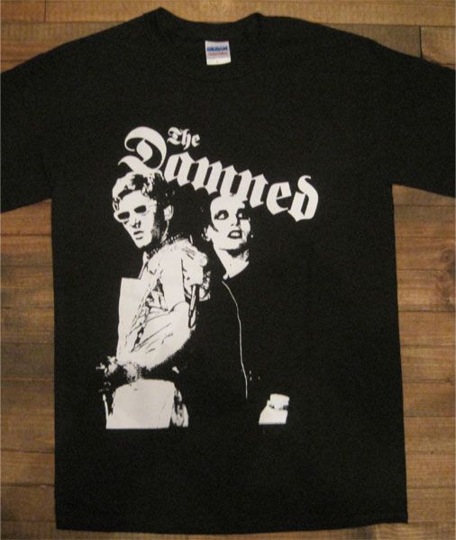 THE DAMNED Tシャツ CAPTAIN AND VANIAN