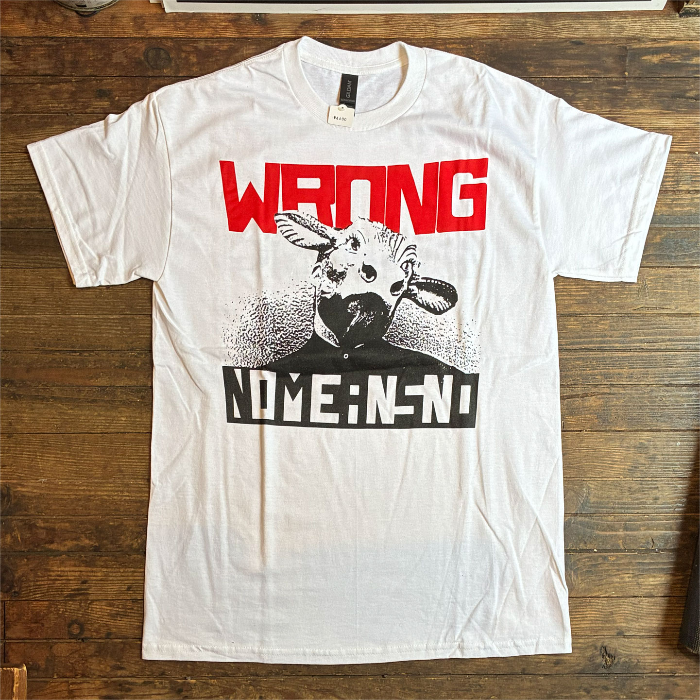 NO MEANS NO Tシャツ WRONG