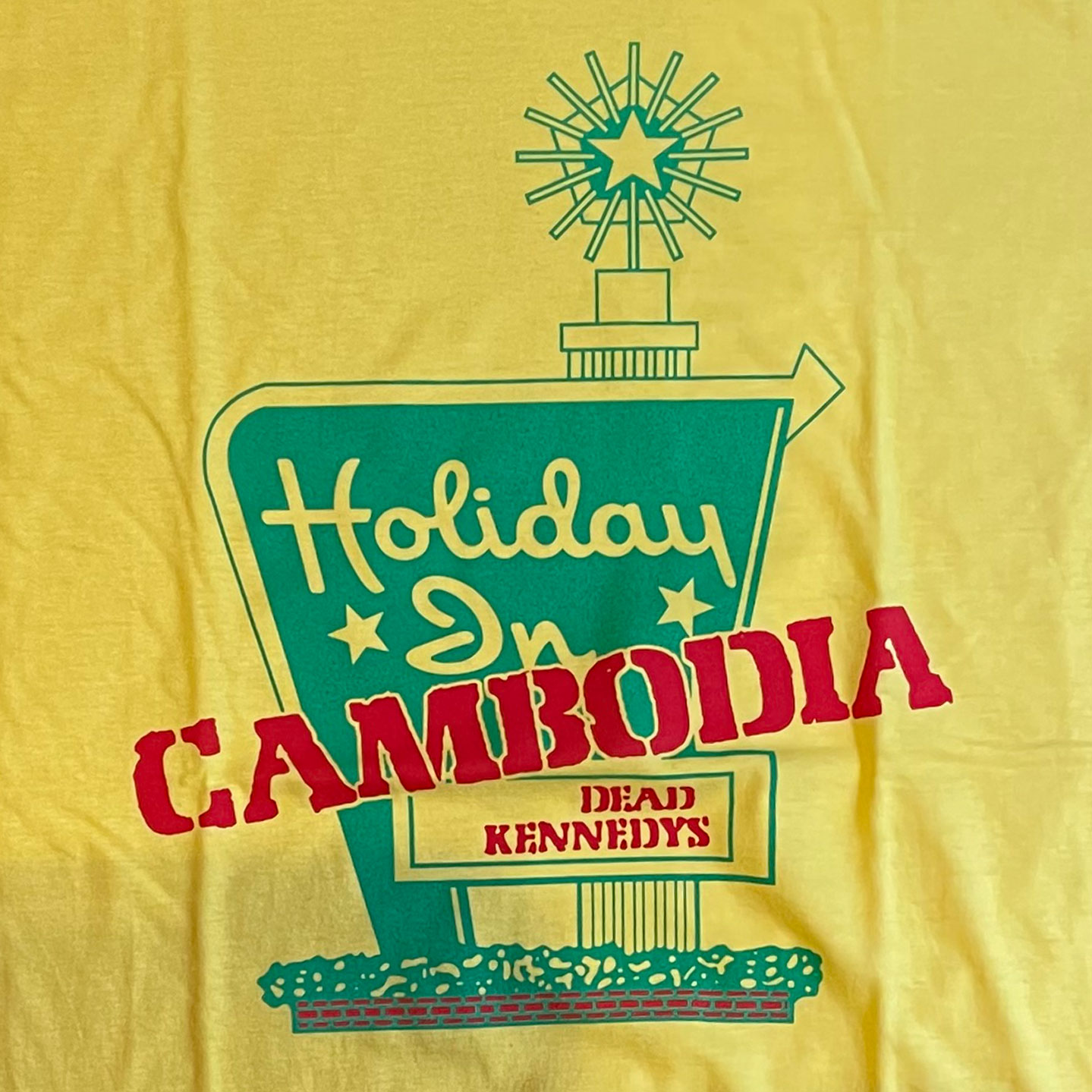 DEAD KENNEDYS Tシャツ HOLIDAY IN CAMBODIA オフィシャル！