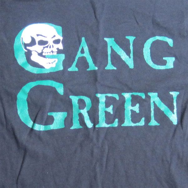 GANG GREEN Tシャツ ロゴ