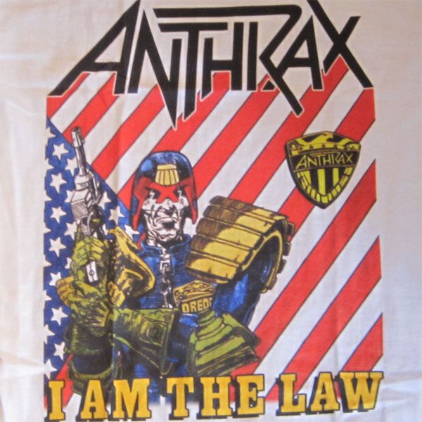 ANTHRAX Tシャツ I AM THE LAW