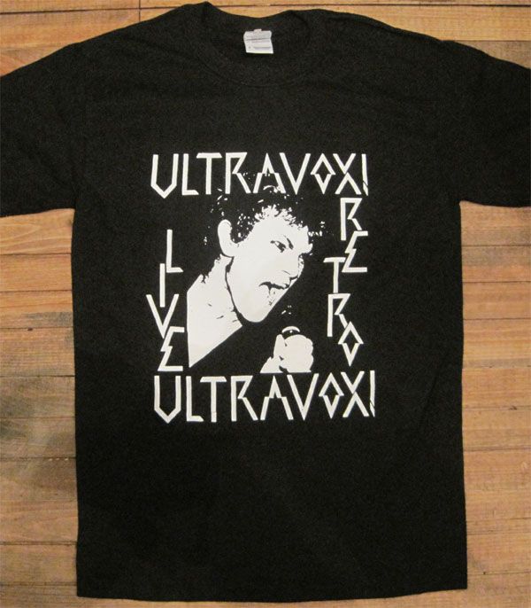 ULTRAVOX! Tシャツ LIVE RETRO
