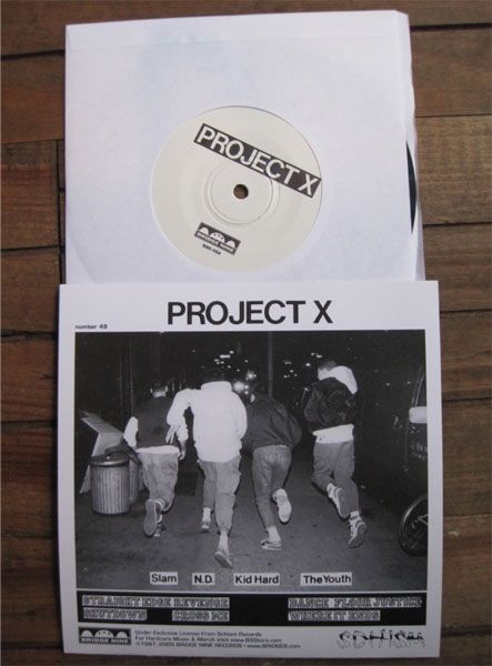 PROJECT X 7"ep STRAIGHT EDGE REVENGE