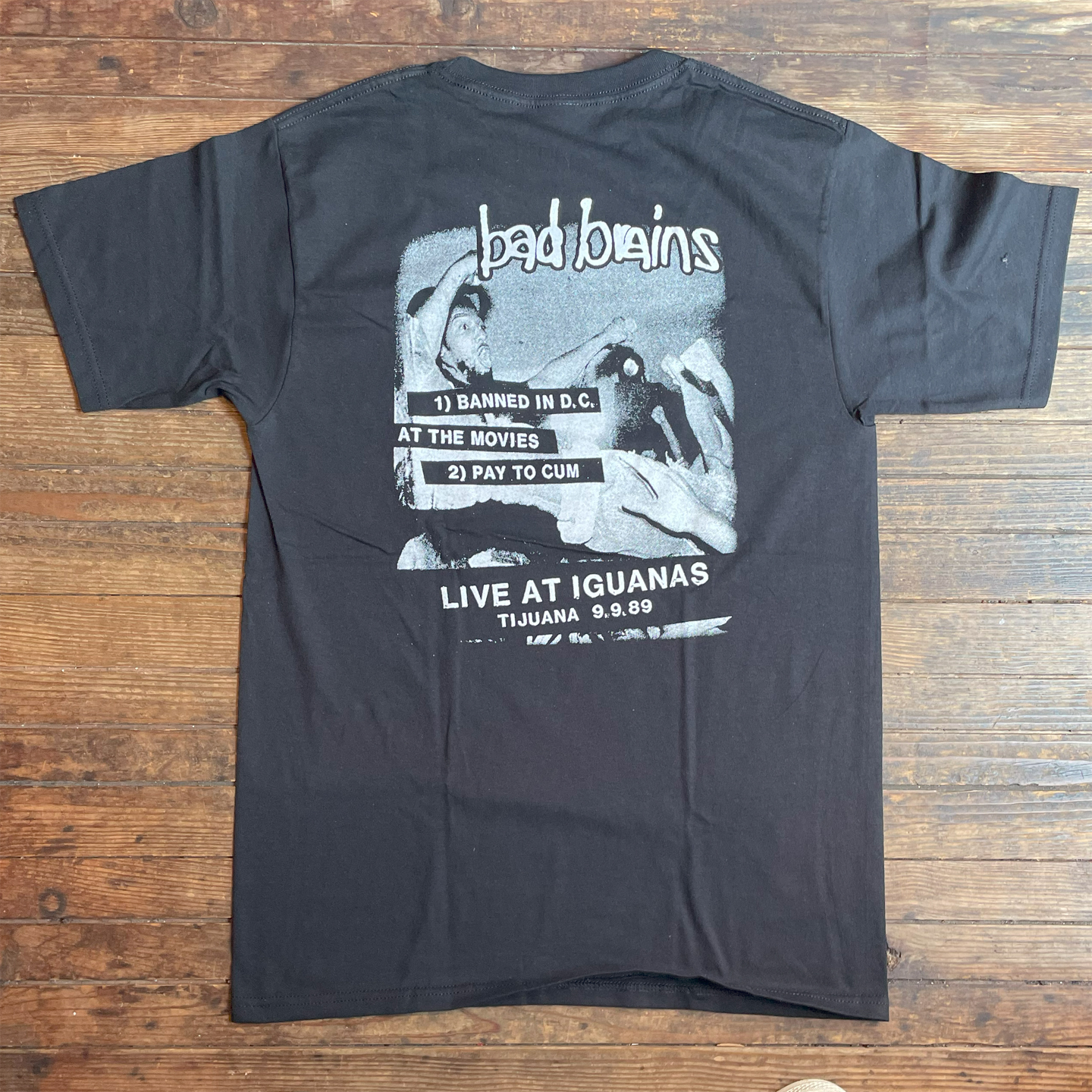 bad brains Tシャツ 89ツアー　Lサイズ ダークグレー bad brains Tシャツ 89ツアー Lサイズ ダークグレー bad brains