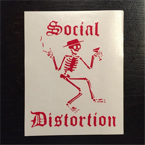 SOCIAL DISTORTION ウィンドーステッカー1