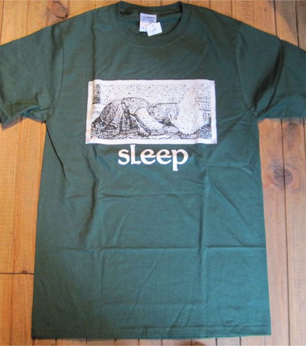 SLEEP Tシャツ GREEN